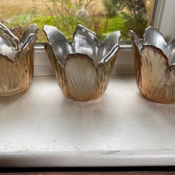 Pier one mercury votive candle holders - Picture 4 of 6